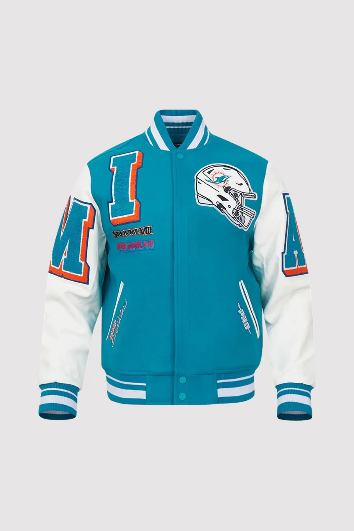 Miami Dolphins Pro Standard Mashup Varsity Jacket