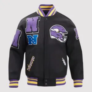 Minnesota Vikings Pro Standard Mashup Varsity Jacket