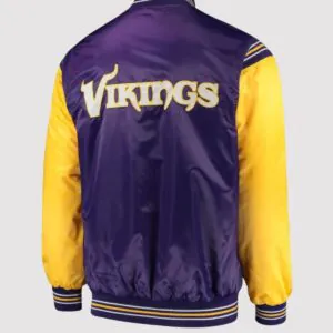 Minnesota Vikings Starter Purple/Yellow Satin Jacket