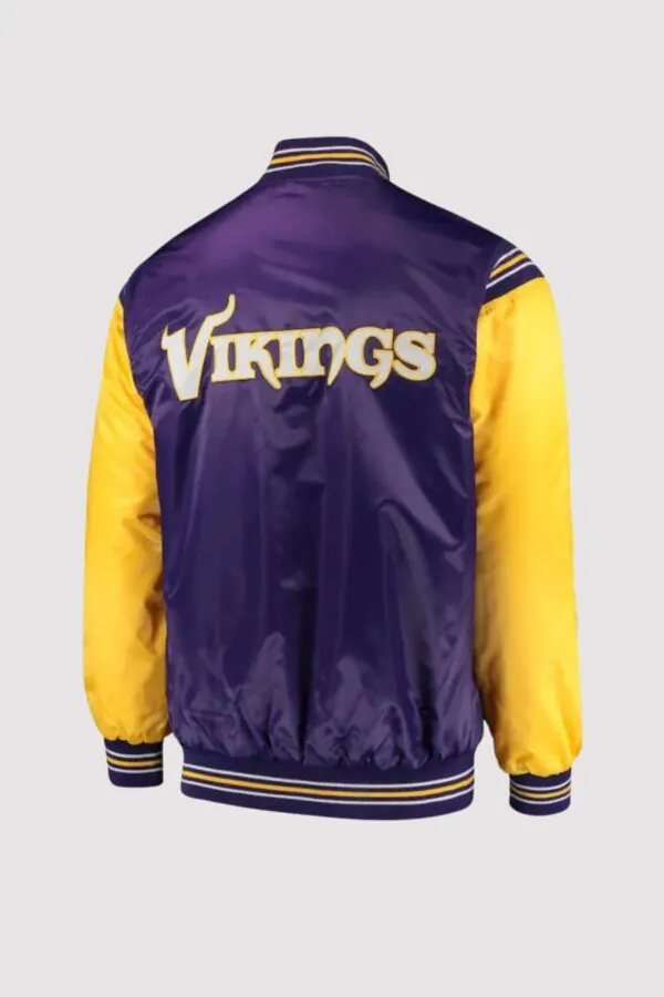 Minnesota Vikings Starter Purple/Yellow Satin Jacket