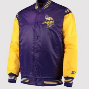 Minnesota Vikings Starter Purple/Yellow Satin Jacket