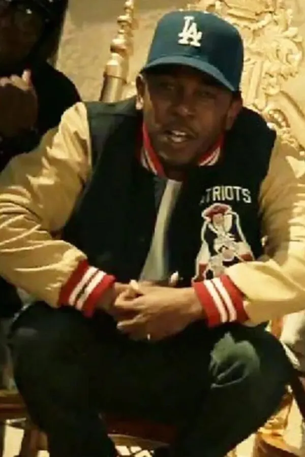 New England Patriots Kendrick Lamar Varsity Jacket