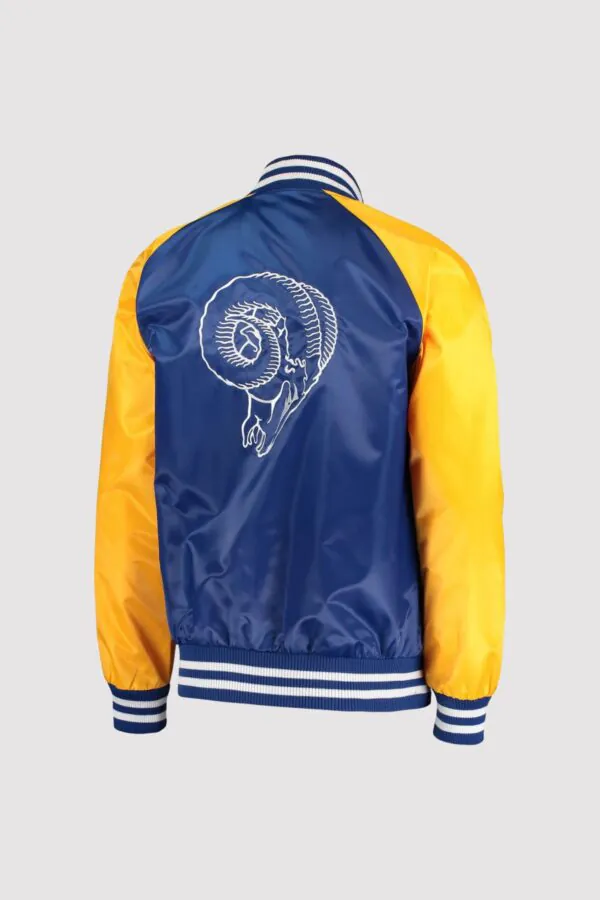 NFL Los Angeles Rams Starter Lead-Off Satin Varsity Jacket