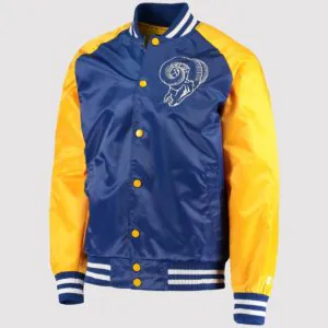 NFL Los Angeles Rams Starter Lead-Off Satin Varsity Jacket