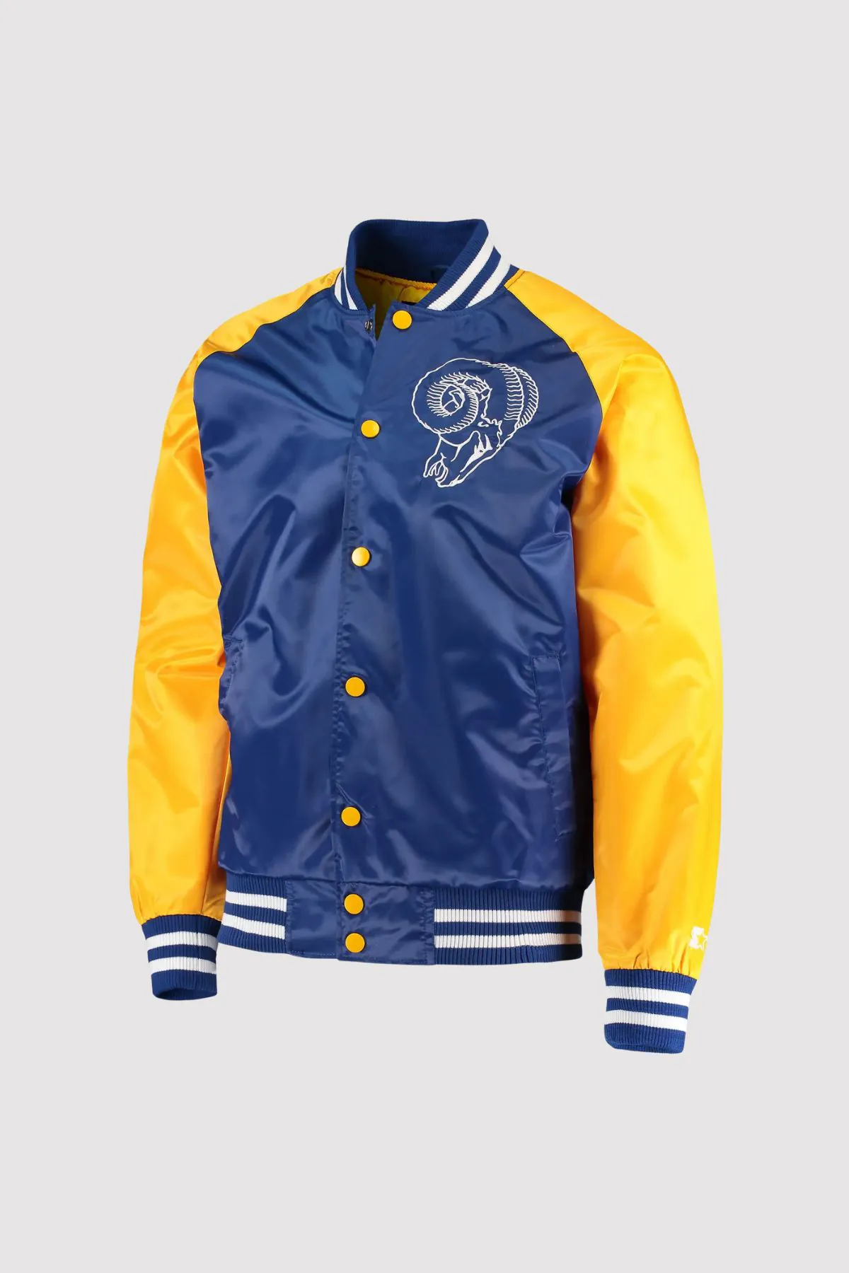 NFL Los Angeles Rams Starter Lead-Off Satin Varsity Jacket