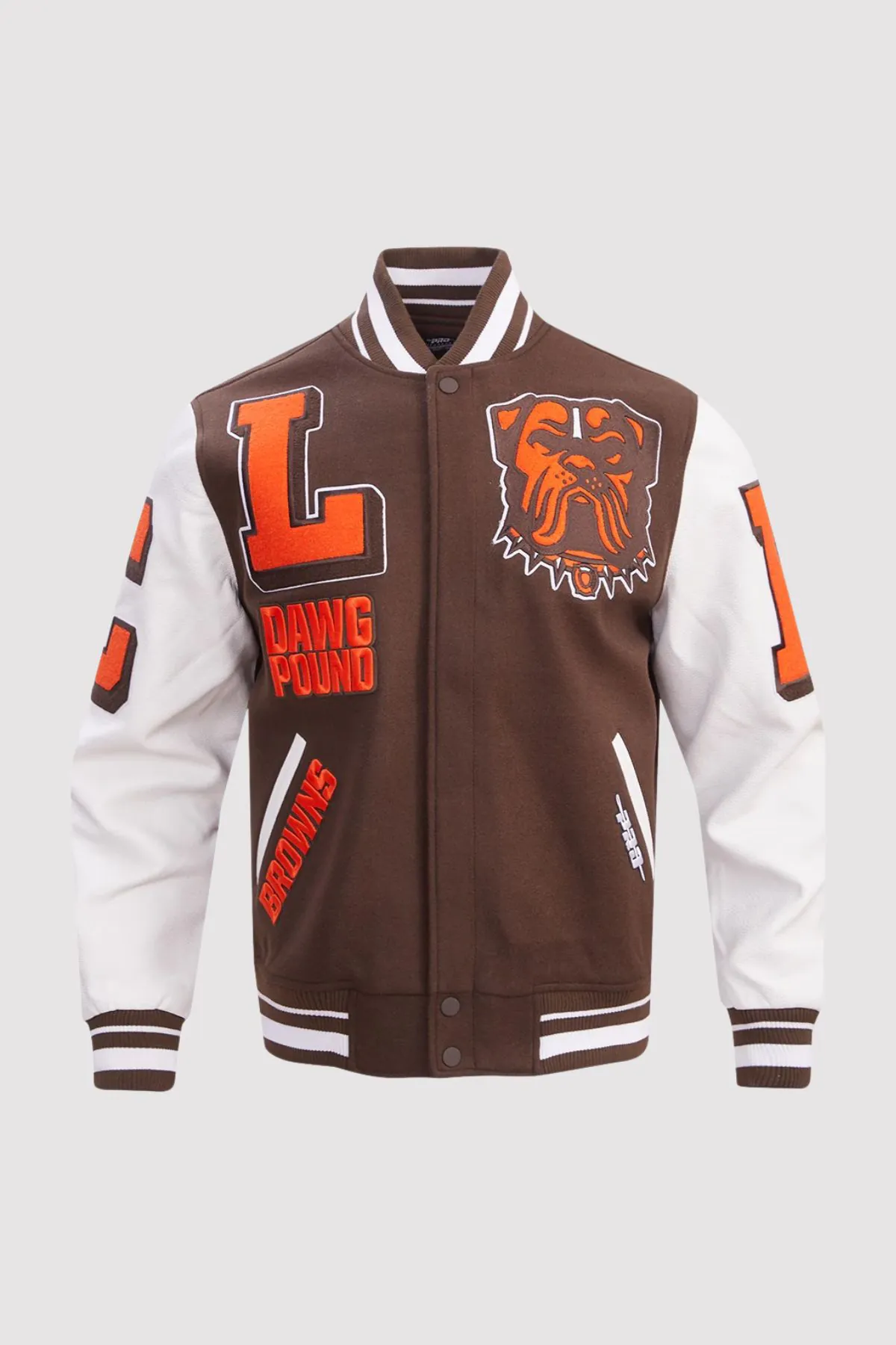 Pro Standard Cleveland Browns Mashup Varsity Jacket