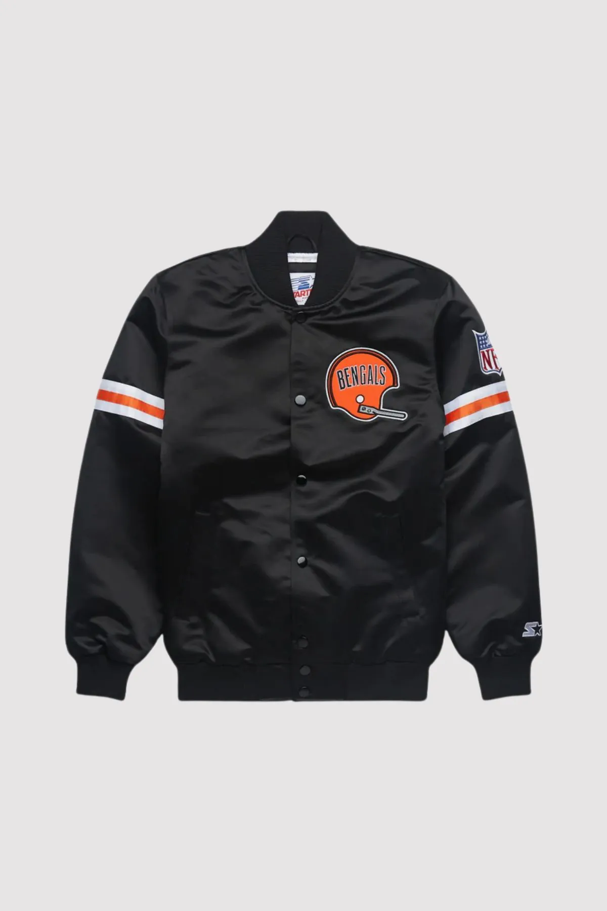 Starter Cincinnati Bengals Heavyweight Satin Varsity Jacket