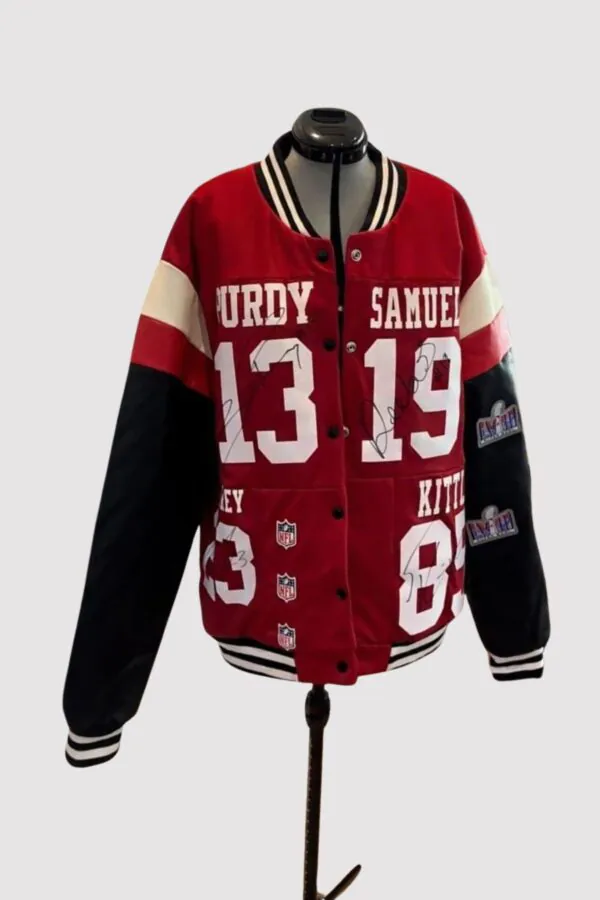 Super Bowl Lviii Kyle Juszczyk 49ers Varsity Jacket