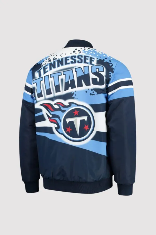 Tennessee Titans Extreme Alpha Satin Varsity Jacket