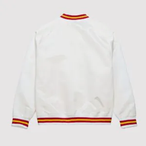 USC Trojans Lightweight White Satin Jacket