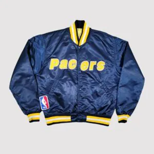 80’s Indiana Pacers Navy Blue Bomber Jacket