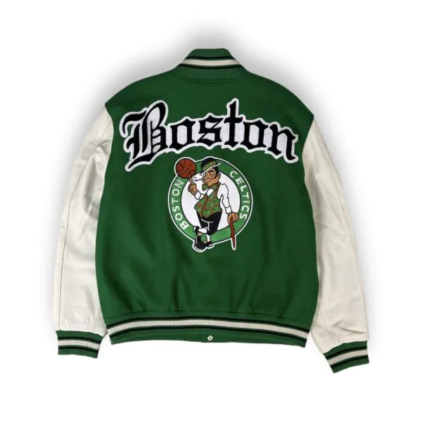 Boston Celtics Block Letter Varsity Jacket