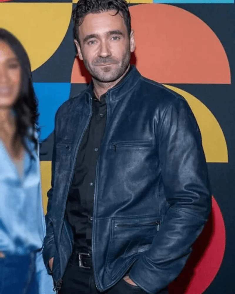 Allan Hawco Saint-pierre S01 Leather Jacket