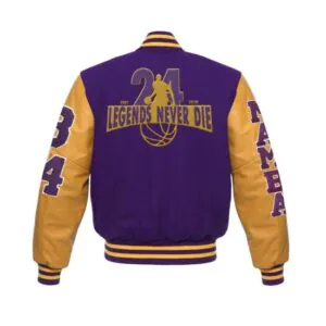 Mamba La Lakers Legend Never Die Varsity Jacket