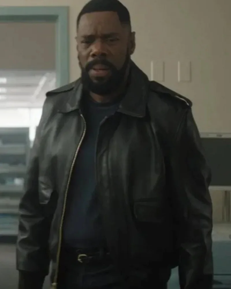 The Madness S01 Colman Domingo Bomber Leather Jacket