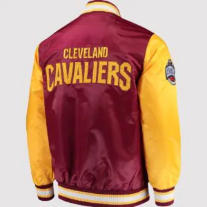 Cleveland Cavaliers Rookie Full Snap Maroon/Gold Varsity Jacket