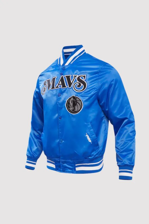 Dallas Mavericks 2034/24 City Edition Royal Satin Varsity Jacket