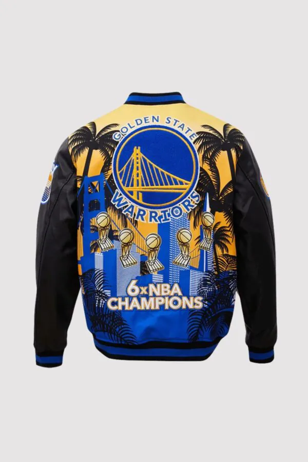 Golden State Warriors 2025 Final Champions Varsity Jacket