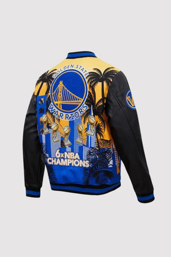 Golden State Warriors 2025 Final Champions Varsity Jacket