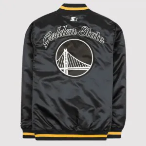 Golden State Warriors Black Exclusive Varsity Jacket