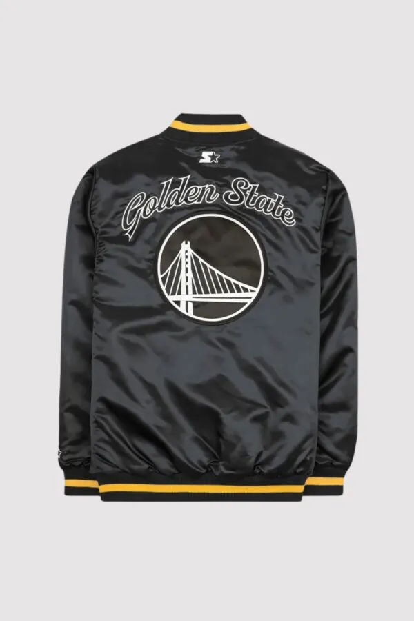 Golden State Warriors Black Exclusive Varsity Jacket