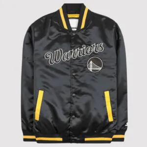 Golden State Warriors Black Exclusive Varsity Jacket