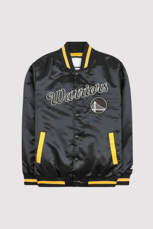 Golden State Warriors Black Exclusive Varsity Jacket