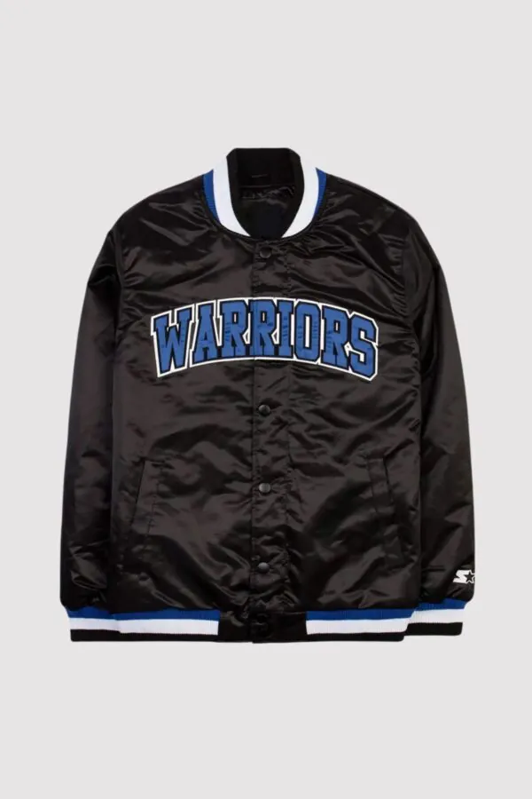 Golden State Warriors Exclusive Black Varsity Jacket