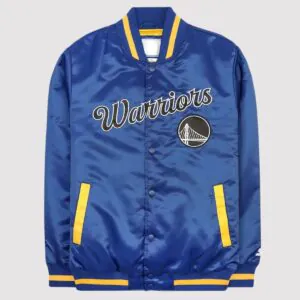 Golden State Warriors Blue Exclusive Varsity Jacket