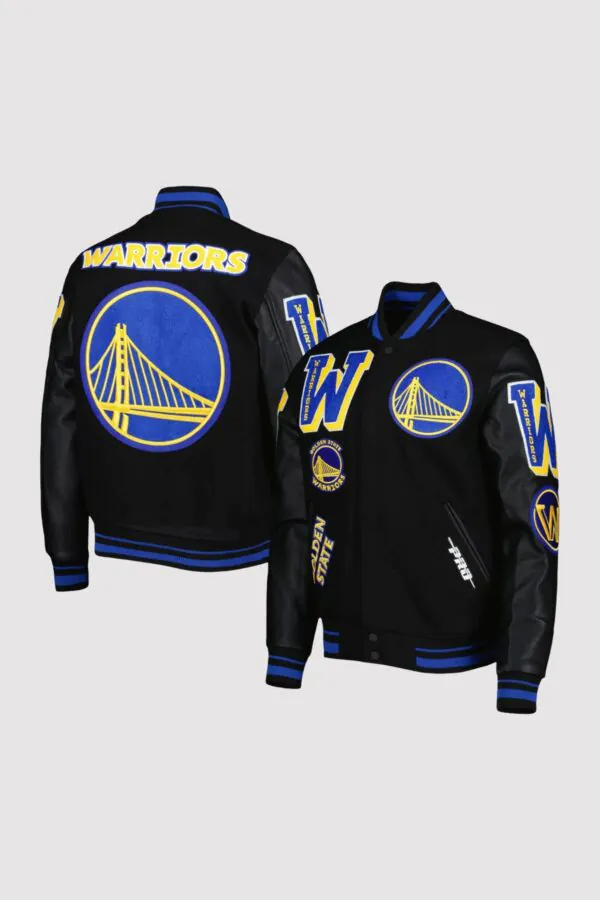 Golden State Warriors Mashup Varsity Jacket