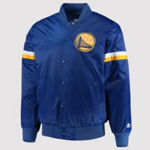 Golden State Warriors The Champ Royal Satin Jacket