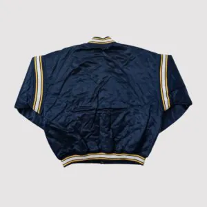 Indiana Pacers Navy Satin Varsity Jacket