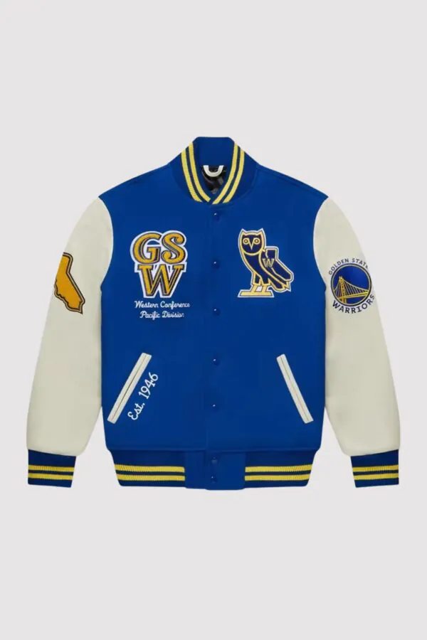 Ovo Golden State Warriors Varsity Jacket