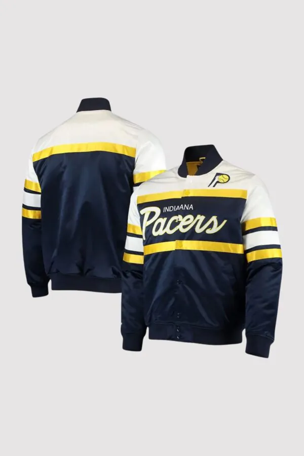 Special Script Indiana Pacers Varsity Jacket