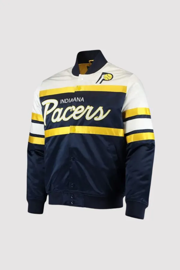 Special Script Indiana Pacers Varsity Jacket