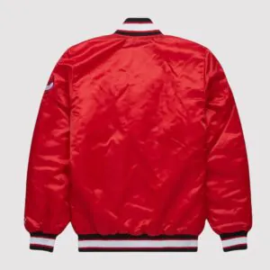 Starter Chicago Bulls Red Satin Jacket