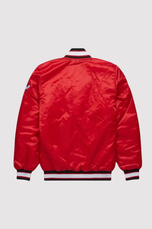 Starter Chicago Bulls Red Satin Jacket