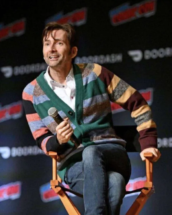 David Tennant New York Comic Con 2023 Cardigan