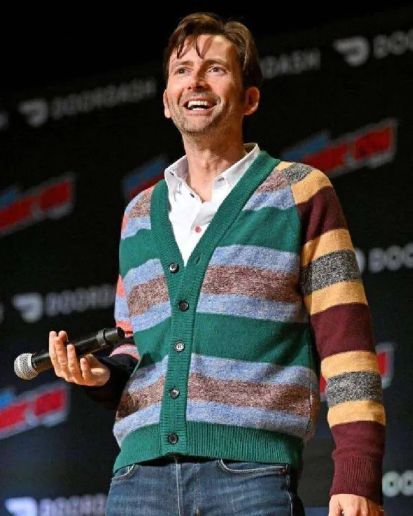 David Tennant New York Comic Con 2023 Cardigan