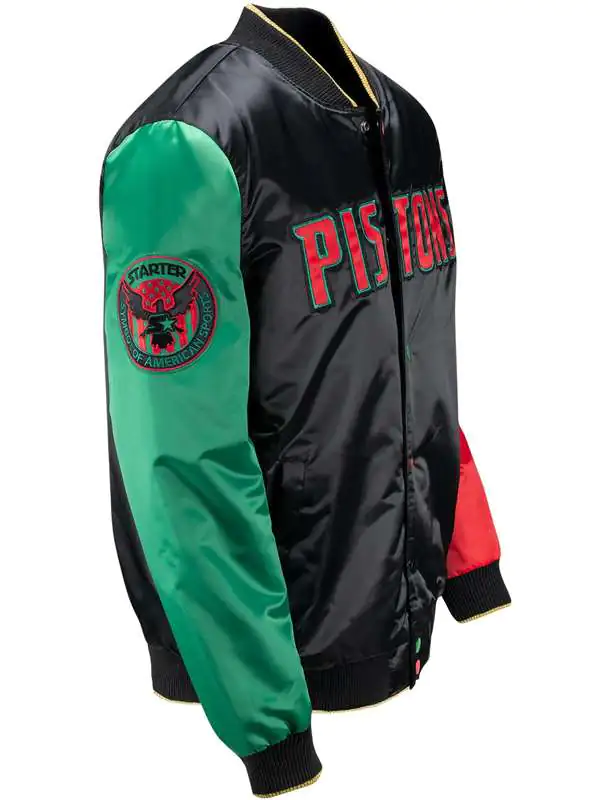 Men Detroit Pistons Varsity Jacket