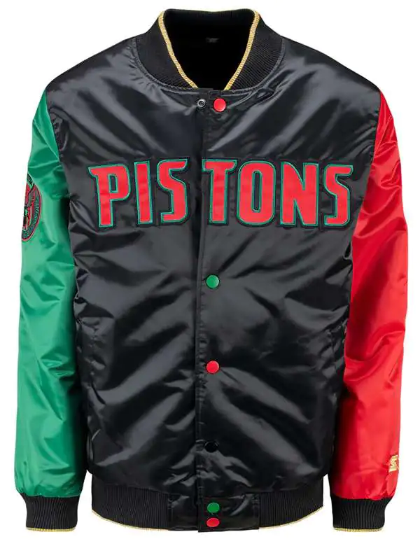 Men Detroit Pistons Varsity Jacket