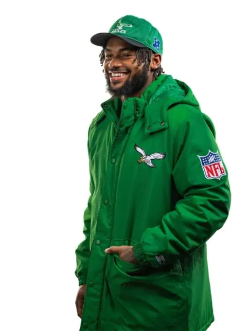 Eagles Exclusive Kelly Green Starter Jacket