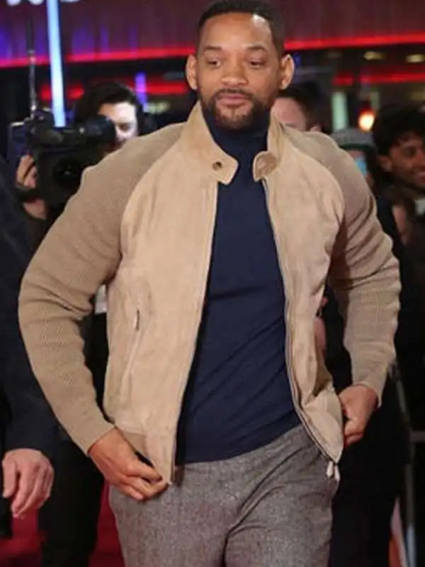 Will Smith Focus Movie Event Suede Leather Jacket