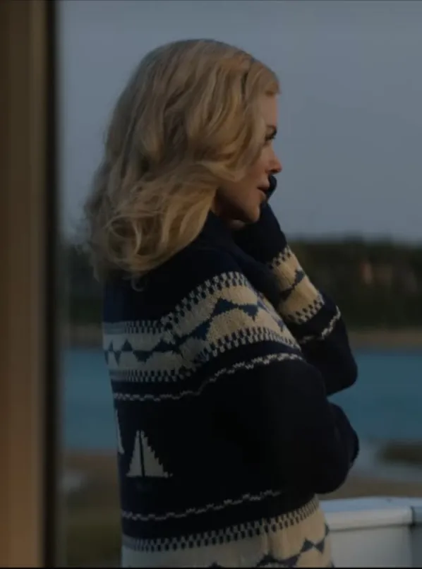 The Perfect Couple 2024 Nicole Kidman Sailboat Cardigan