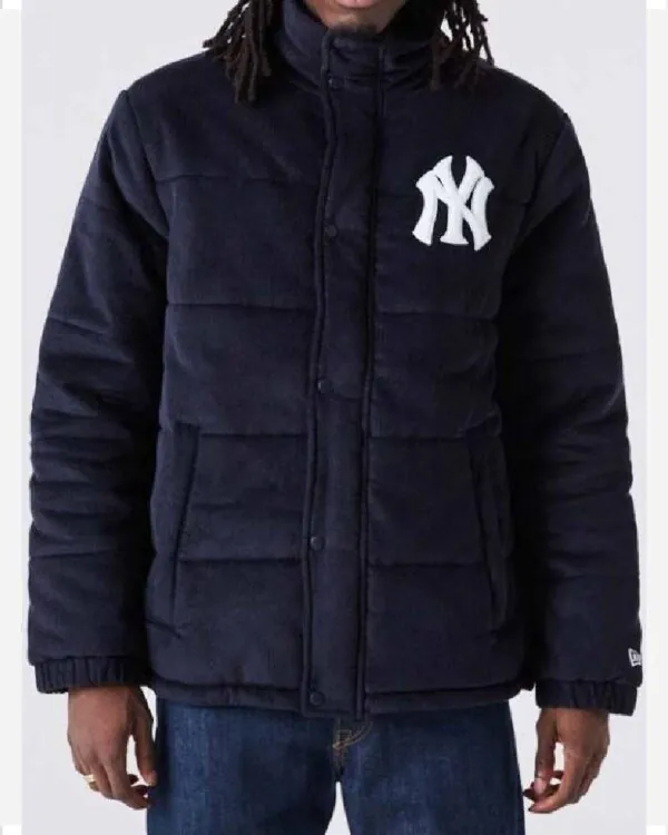 New York Yankees MLB Navy Puffer Jacket