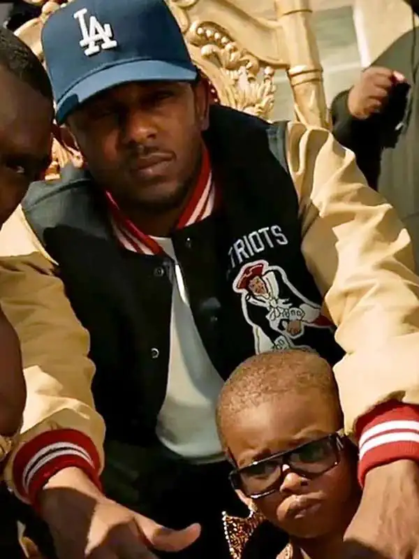 Kendrick Lamar Patriots Varsity Jacket