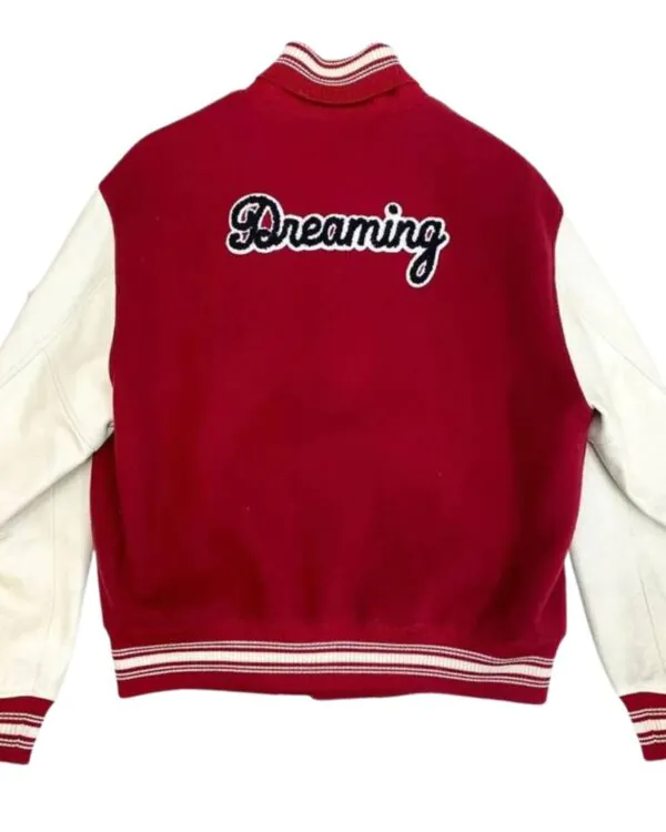 Louis Vuitton Dreaming Red Varsity Jacket