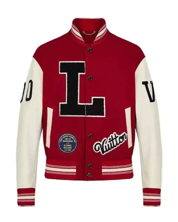 Louis Vuitton Dreaming Red Varsity Jacket