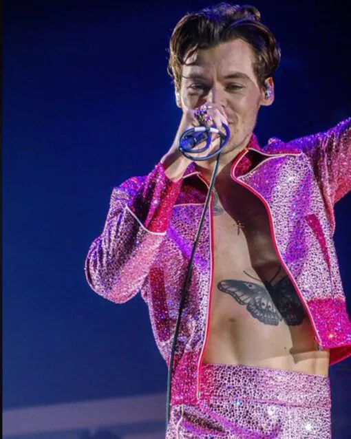 Love On Tour Harry Styles Pink Sequin Jacket