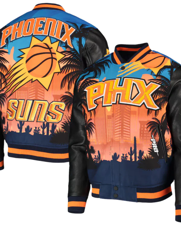 Phoenix Suns Team Remix Varsity Full-Zip Jacket